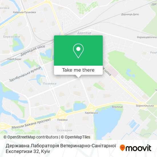 Державна Лабораторія Ветеринарно-Санітарної Експертизи 32 map