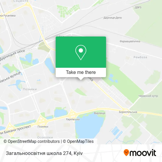 Загальноосвітня школа 274 map