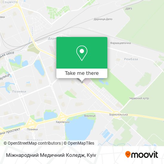 Міжнародний Медичний Коледж map