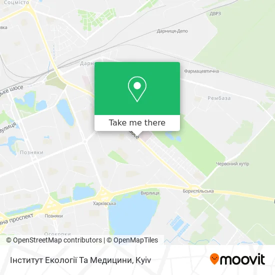 Карта Інститут Екології Та Медицини