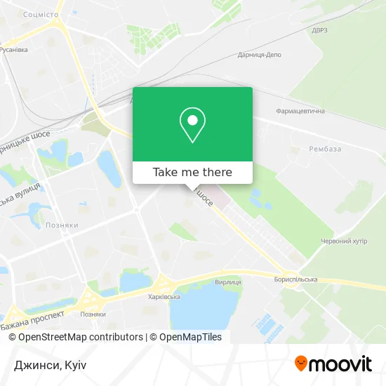 Карта Джинси