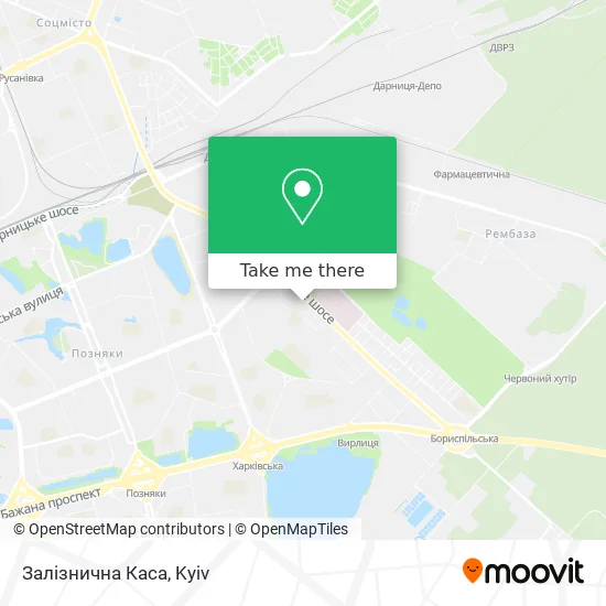 Карта Залізнична Каса