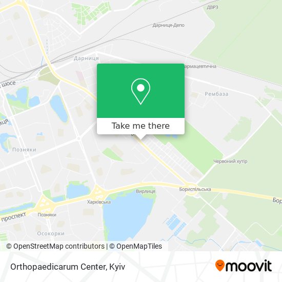 Orthopaedicarum Center map