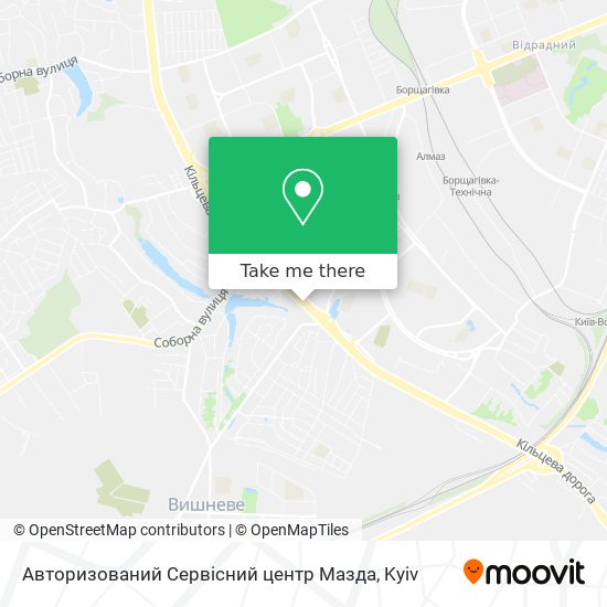 Авторизований Сервісний центр Мазда map