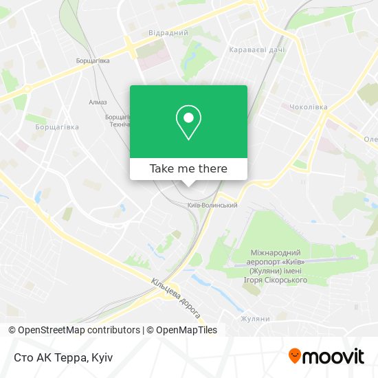 Сто АК Терра map