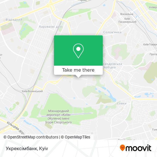 Укрексімбанк map