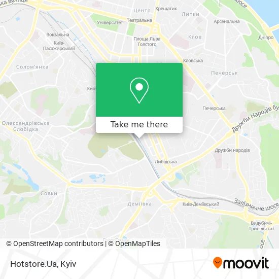 Карта Hotstore.Ua