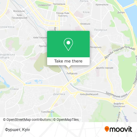 Карта Фуршет