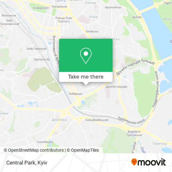 Карта Central Park