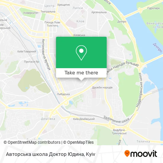 Авторська школа Доктор Юдина map