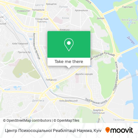 Центр Психосоціальної Реабілітації Наукма map