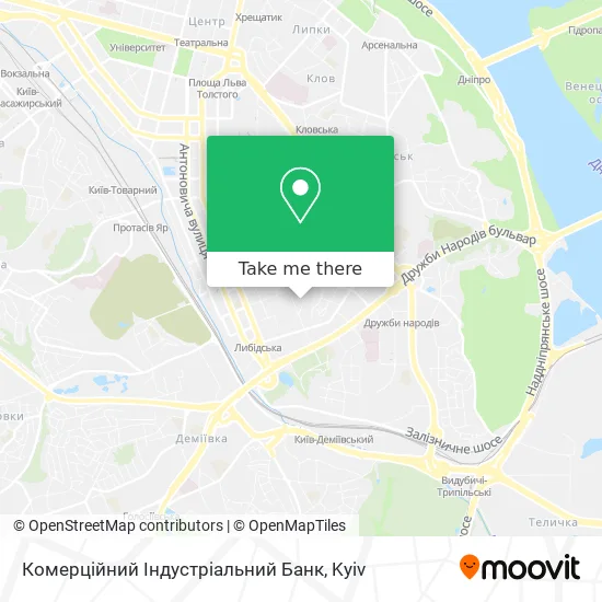 Комерційний Індустріальний Банк map