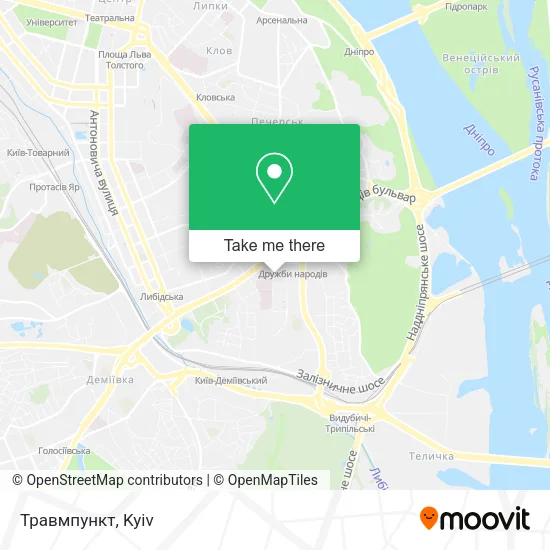 Карта Травмпункт
