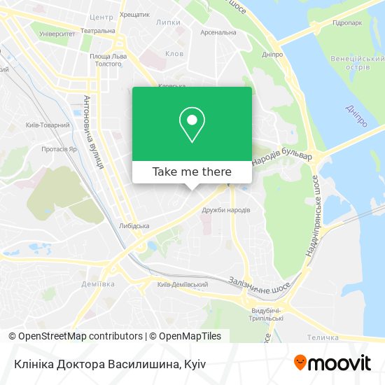 Клініка Доктора Василишина map