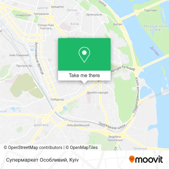 Карта Супермаркет Особливий