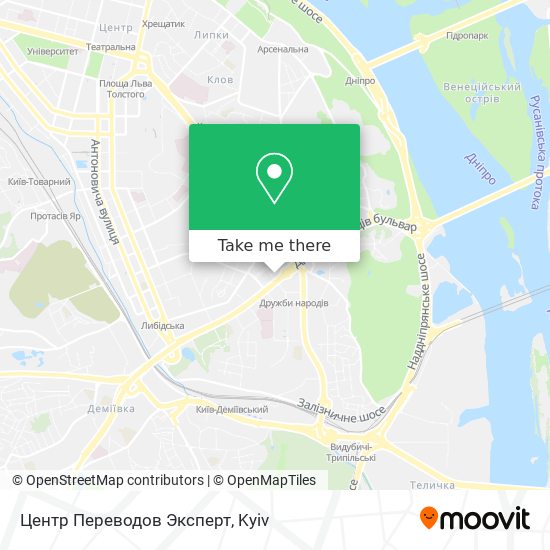 Карта Центр Переводов Эксперт