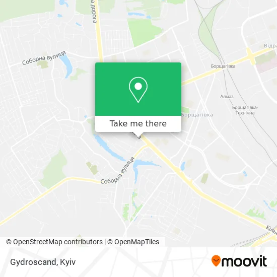 Карта Gydroscand