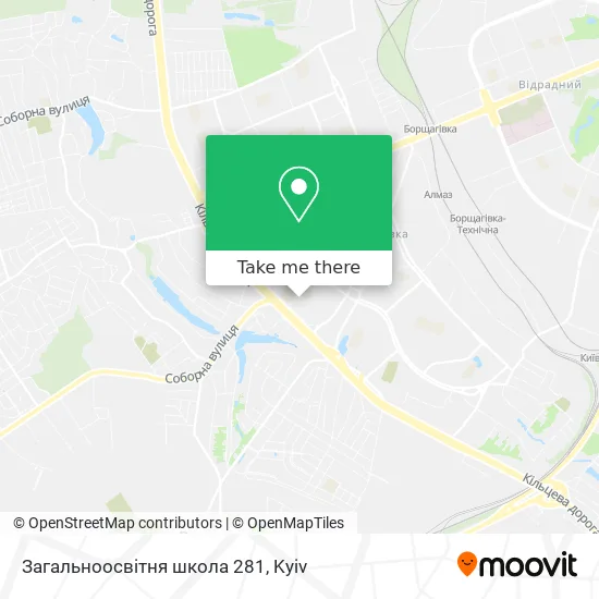 Загальноосвітня школа 281 map