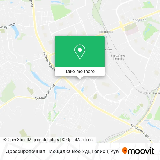 Карта Дрессировочная Площадка Воо Удц Гелион