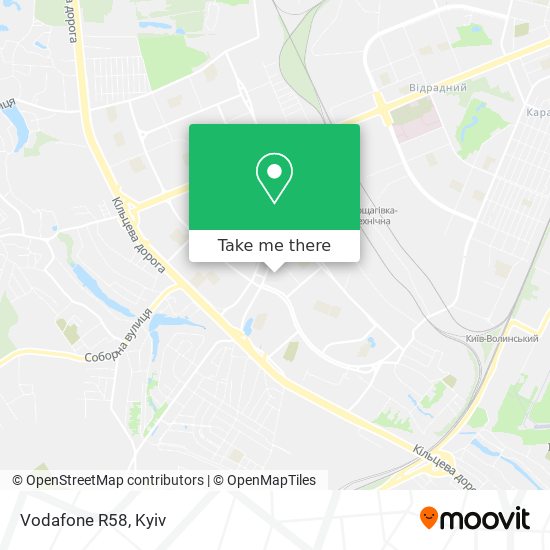 Vodafone R58 map