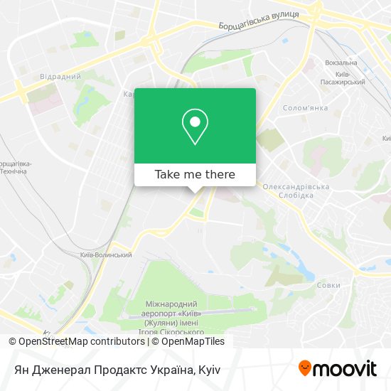 Ян Дженерал Продактс Україна map