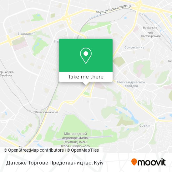 Датське Торгове Представництво map