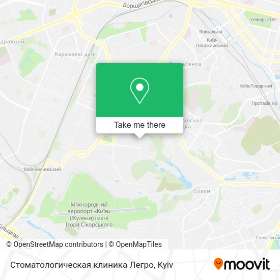 Карта Стоматологическая клиника Легро