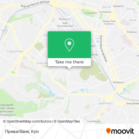 Приватбанк map