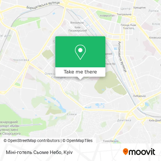 Міні-готель Сьоме Небо map
