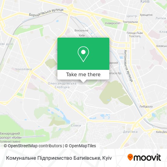 Комунальне Підприємство Батиївське map