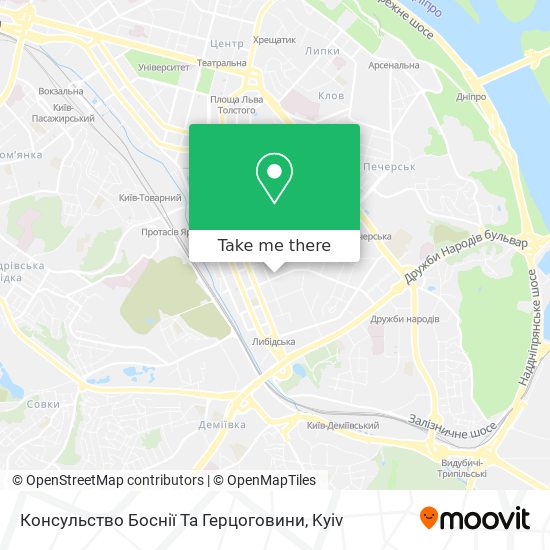 Консульство Боснії Та Герцоговини map