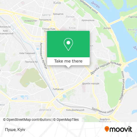 Пуше map