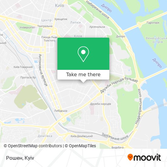 Карта Рошен