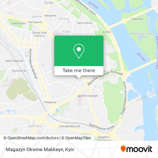 Карта Magazyn Okwine Makkeyn