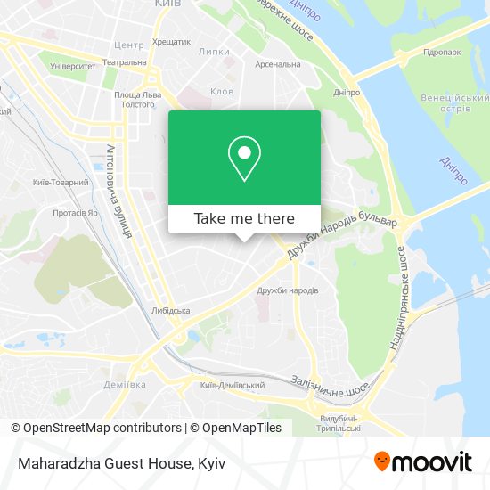 Maharadzha Guest House map