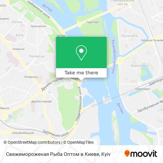 Карта Свежемороженая Рыба Оптом в Киеве