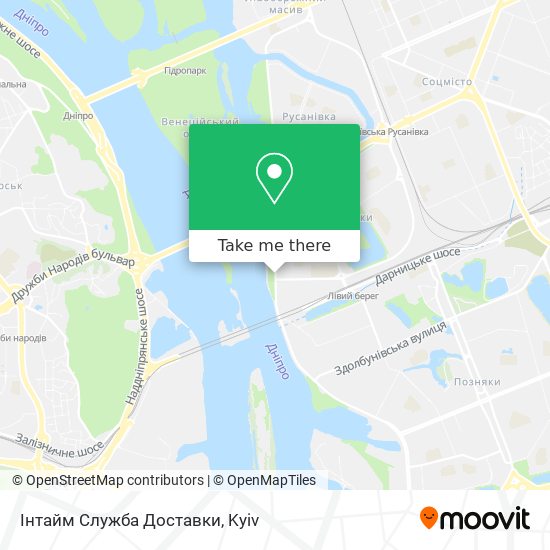 Інтайм Служба Доставки map