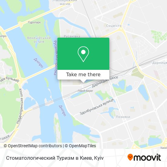 Стоматологический Туризм в Киев map