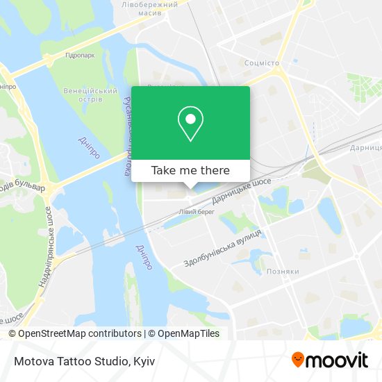 Motova Tattoo Studio map