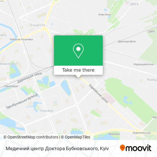 Медичний центр Доктора Бубновського map