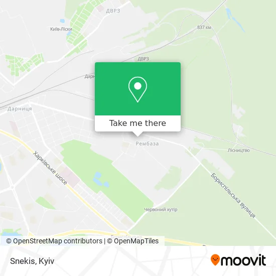 Карта Snekis
