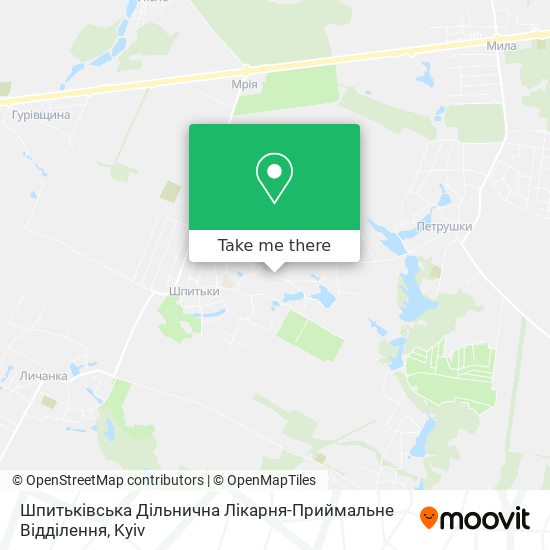 Шпитьківська Дільнична Лікарня-Приймальне Відділення map