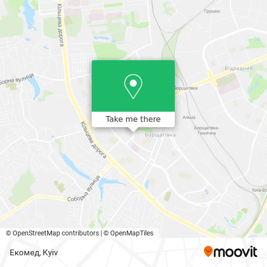 Екомед map