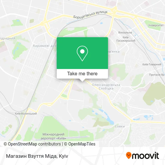 Карта Магазин Взуття Міда