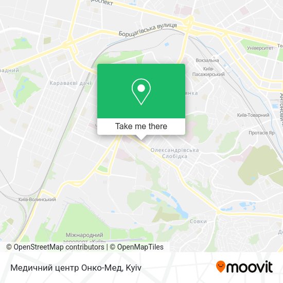 Карта Медичний центр Онко-Мед