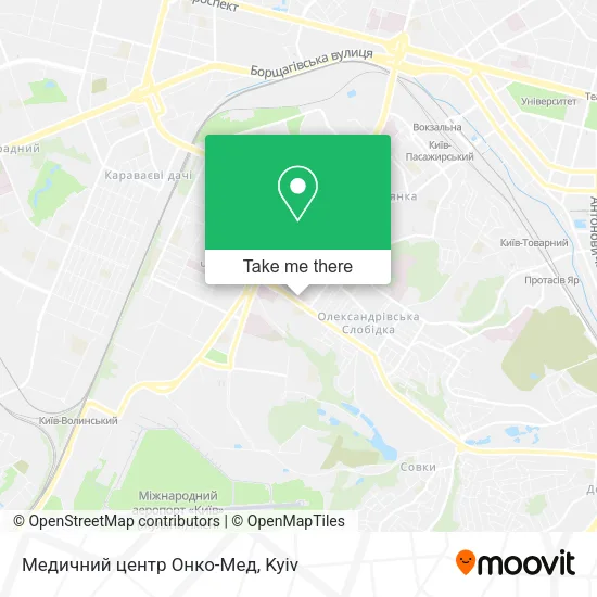 Карта Медичний центр Онко-Мед