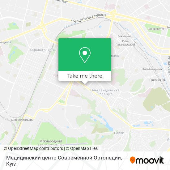 Медицинский центр Современной Ортопедии map