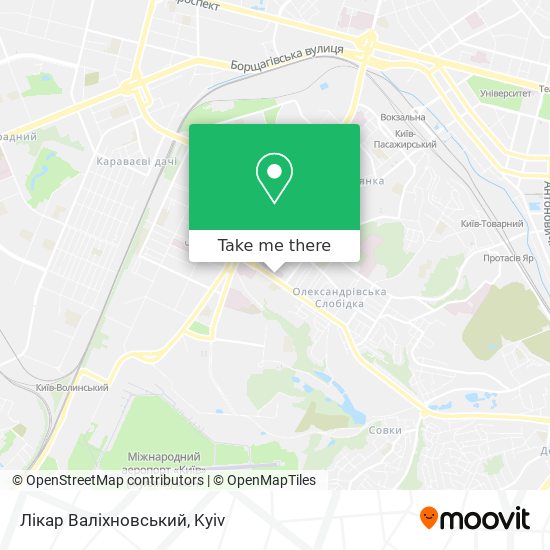 Лікар Валіхновський map