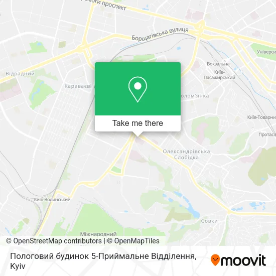 Карта Пологовий будинок 5-Приймальне Відділення