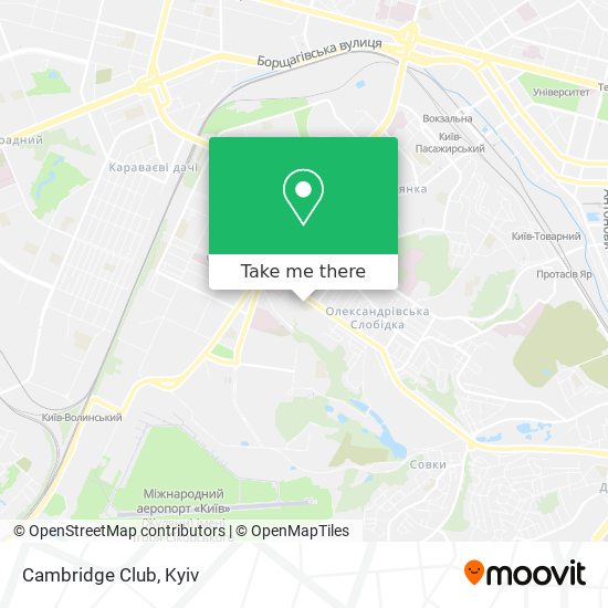 Cambridge Club map